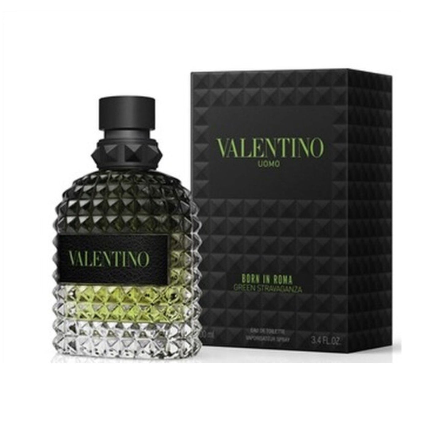 Valentino Uomo Born in Roma Green Stravaganza 3.4oz EDT Men