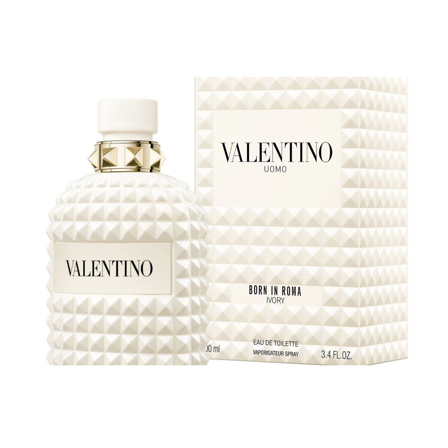Valentino Uomo Born in Roma Ivory 3.4oz EDP Men