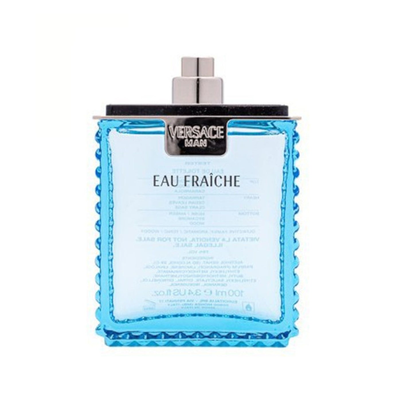Tester Versace Man Eau Fraiche 3.4oz EDT For Men