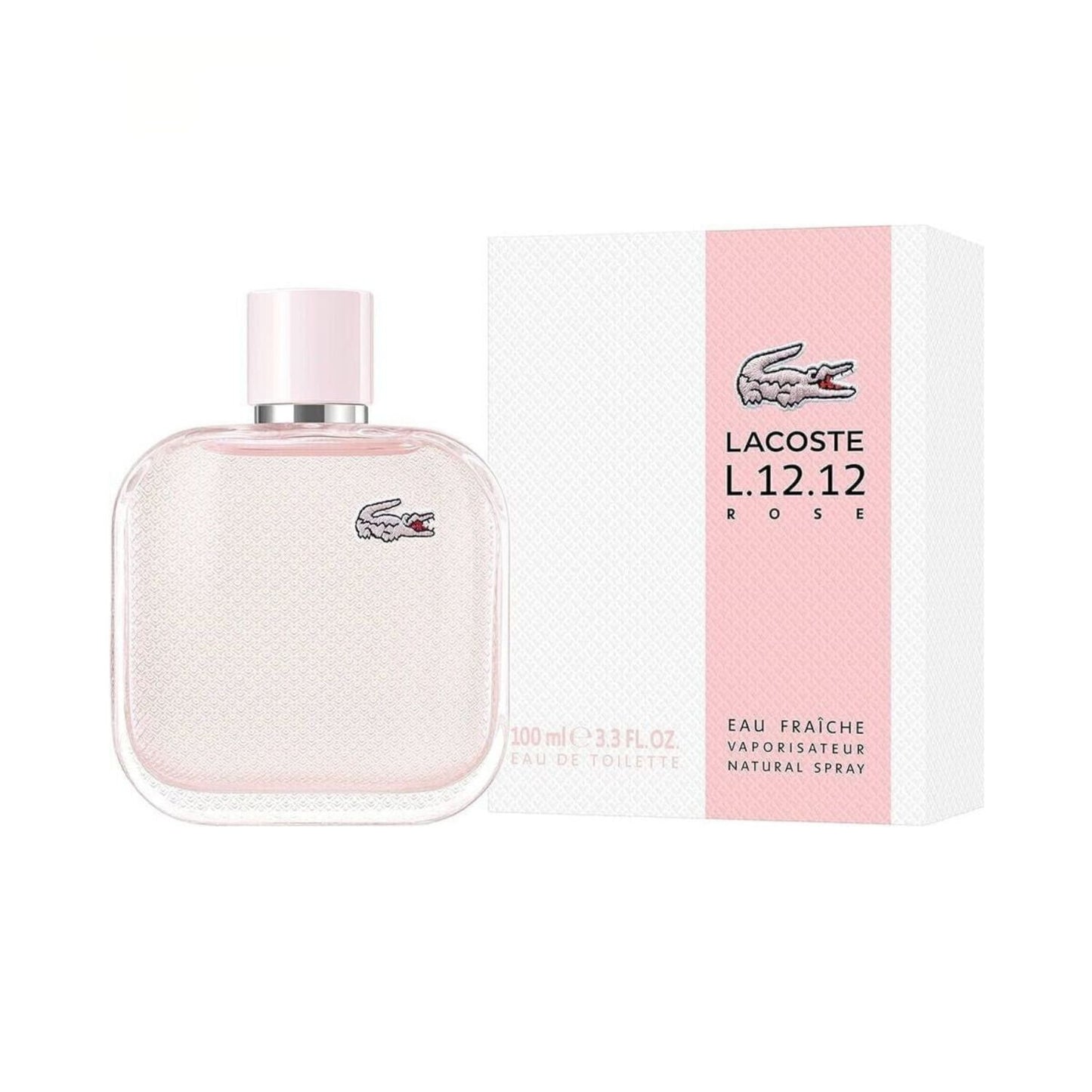 Lacoste L.12.12 Rose Eau Fraiche 3.4oz EDT For Women