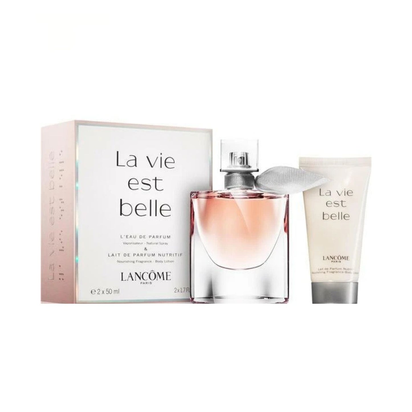 Lancome La Vie Est Belle 2 Pc 1.7oz EDP - 1.7oz Body Lotion - For Women GIFT SET