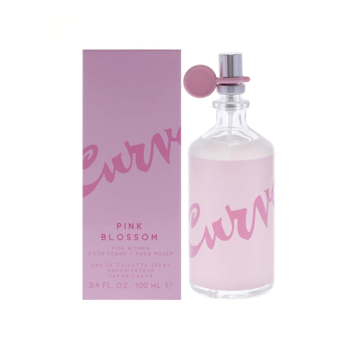 Liz Claiborne Curve Pink Blossom 3.4oz EDT For Women