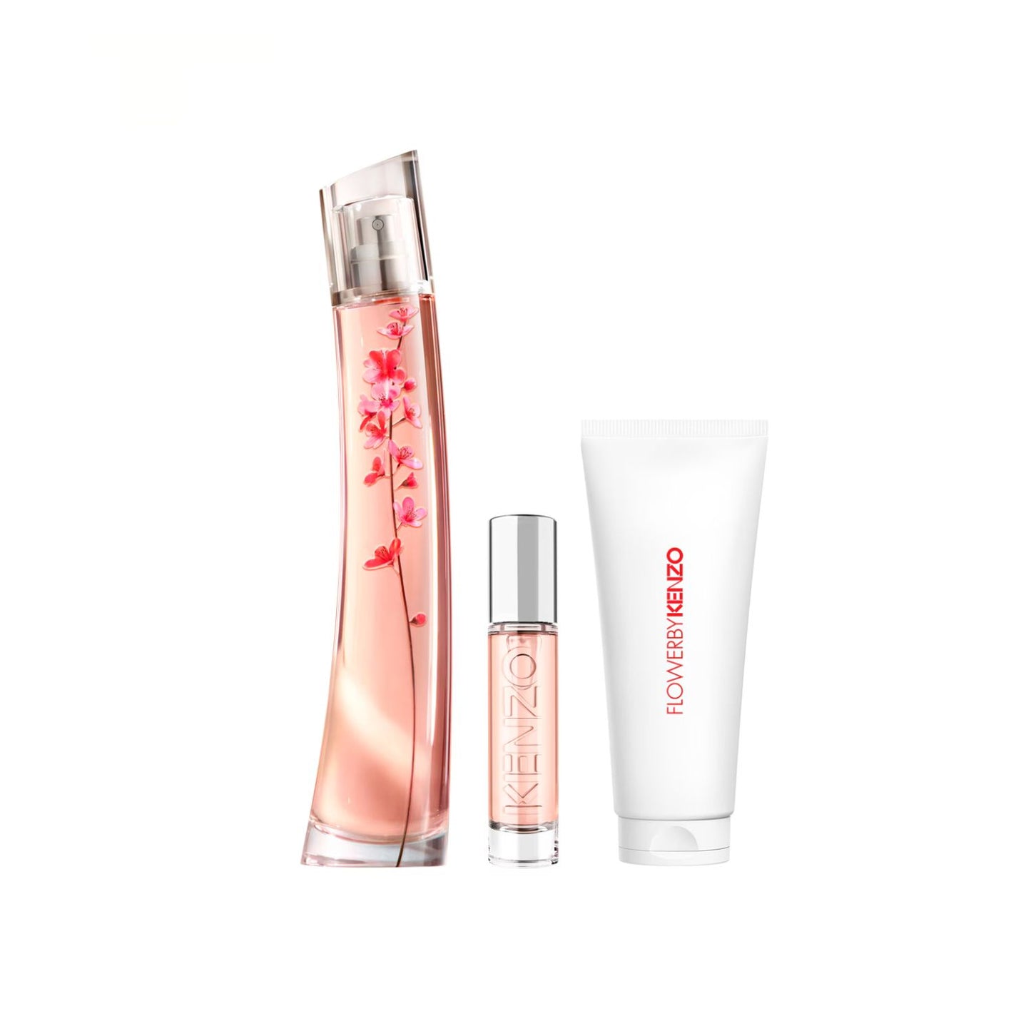 Kenzo Flower Ikebana Sakura 2.5oz EDP 3PC Gift Set For Women