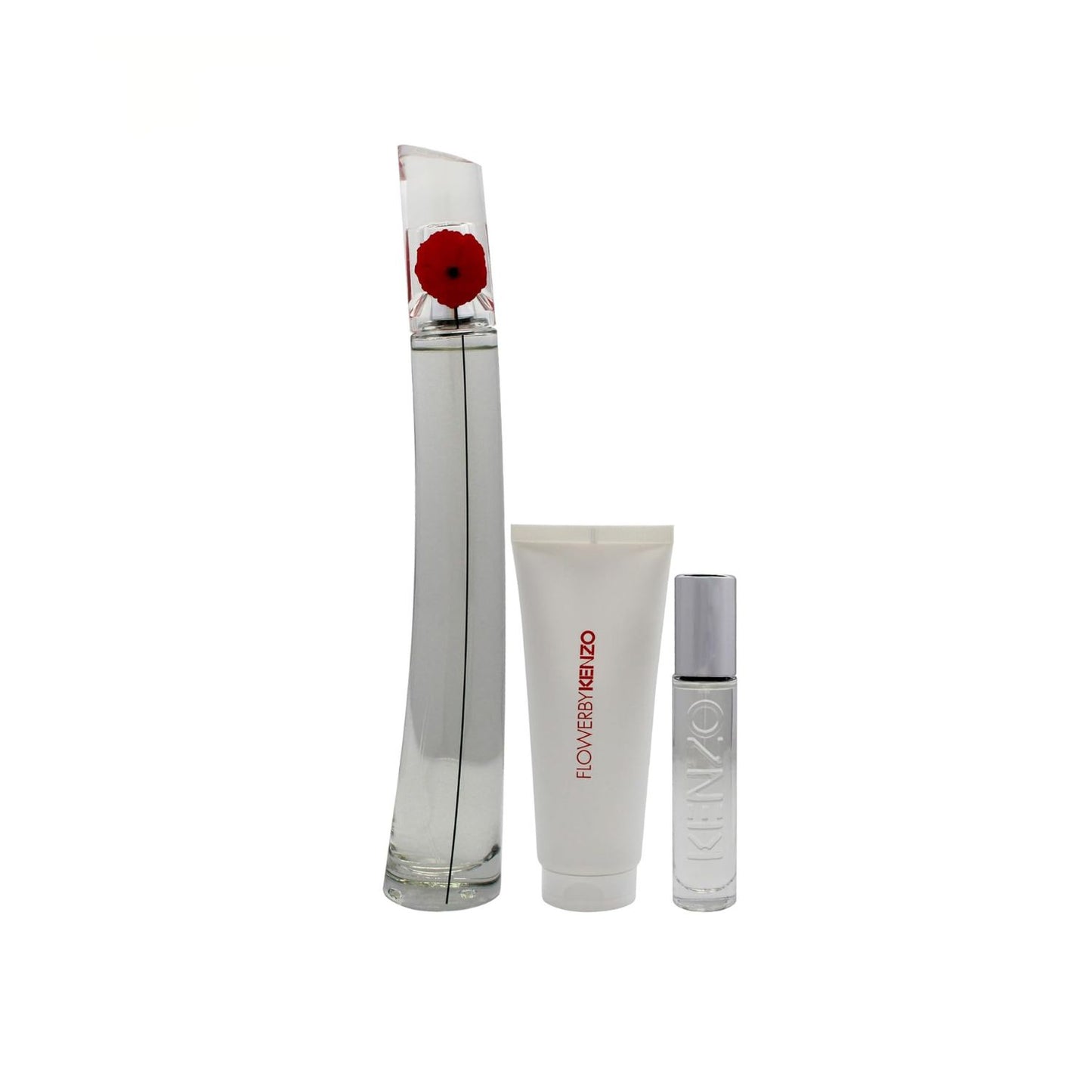 Kenzo Flower (3 Pc) 3.4oz EDP - 2.5oz Body Lotion - Mini - GIFT SET