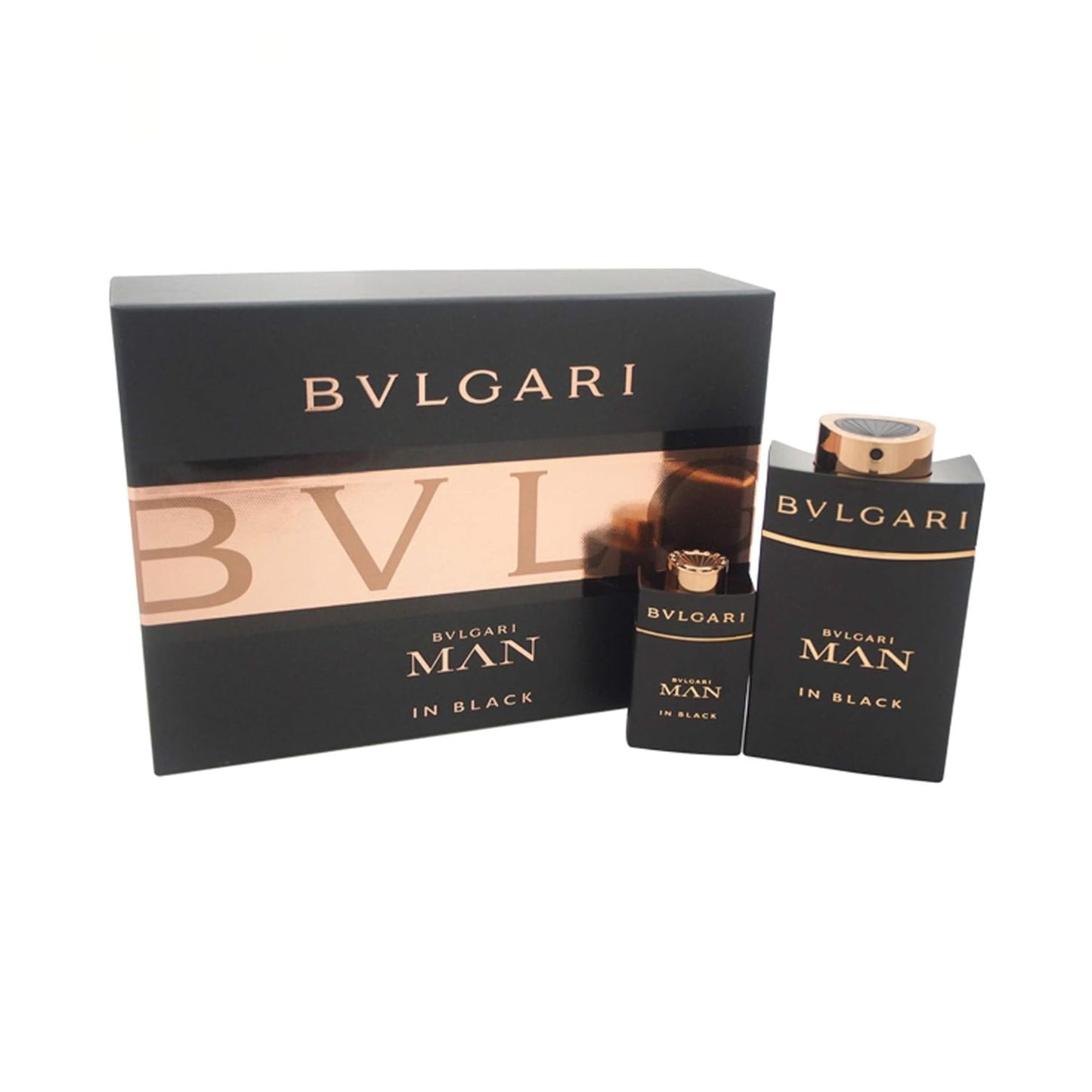 Bvlgari Man In Black (2 Pc) 3.4oz EDP - 0.50oz EDP - GIFT SET