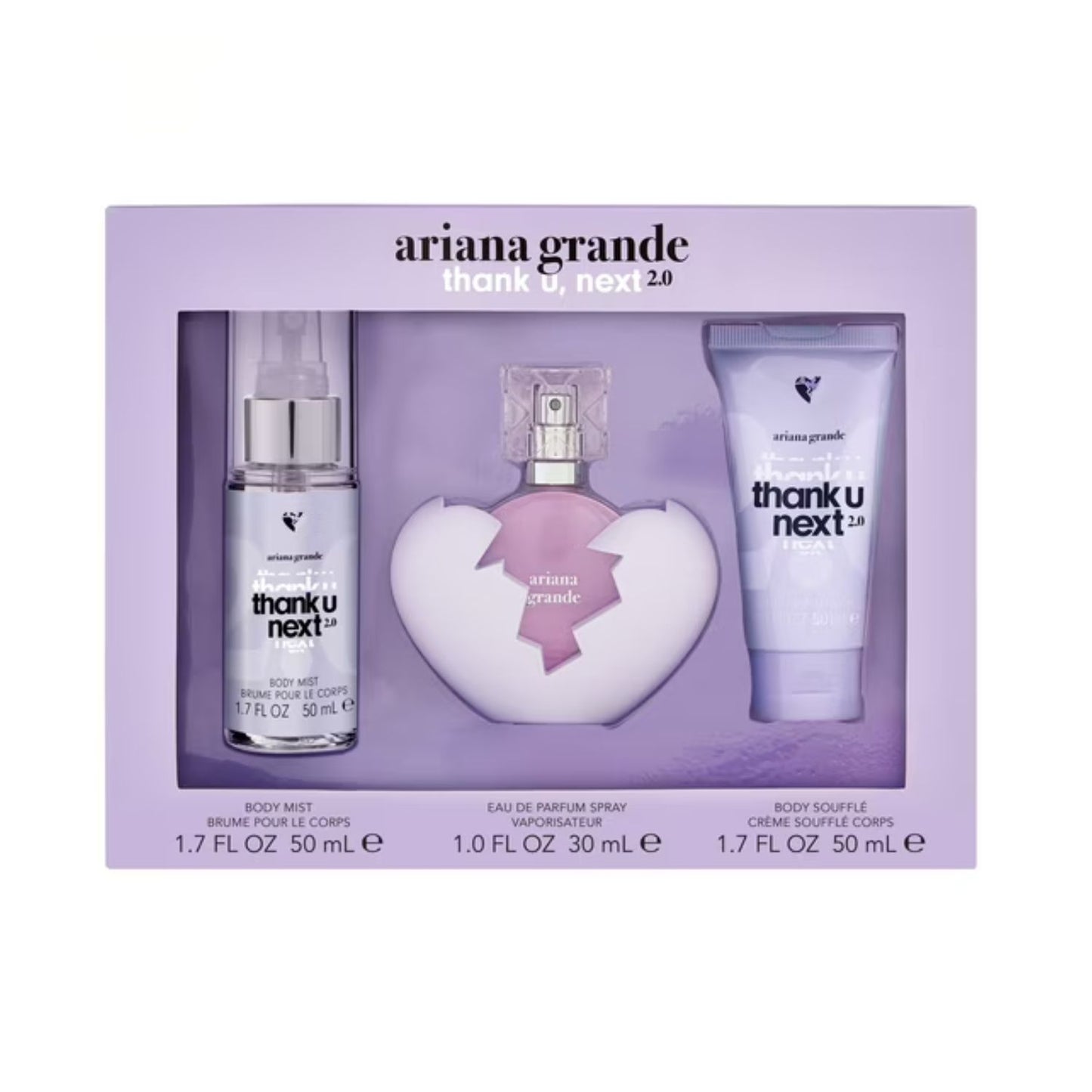 Ariana Grande Thank U Next 2.0oz 3PC Gift Set For Women (Window Box)