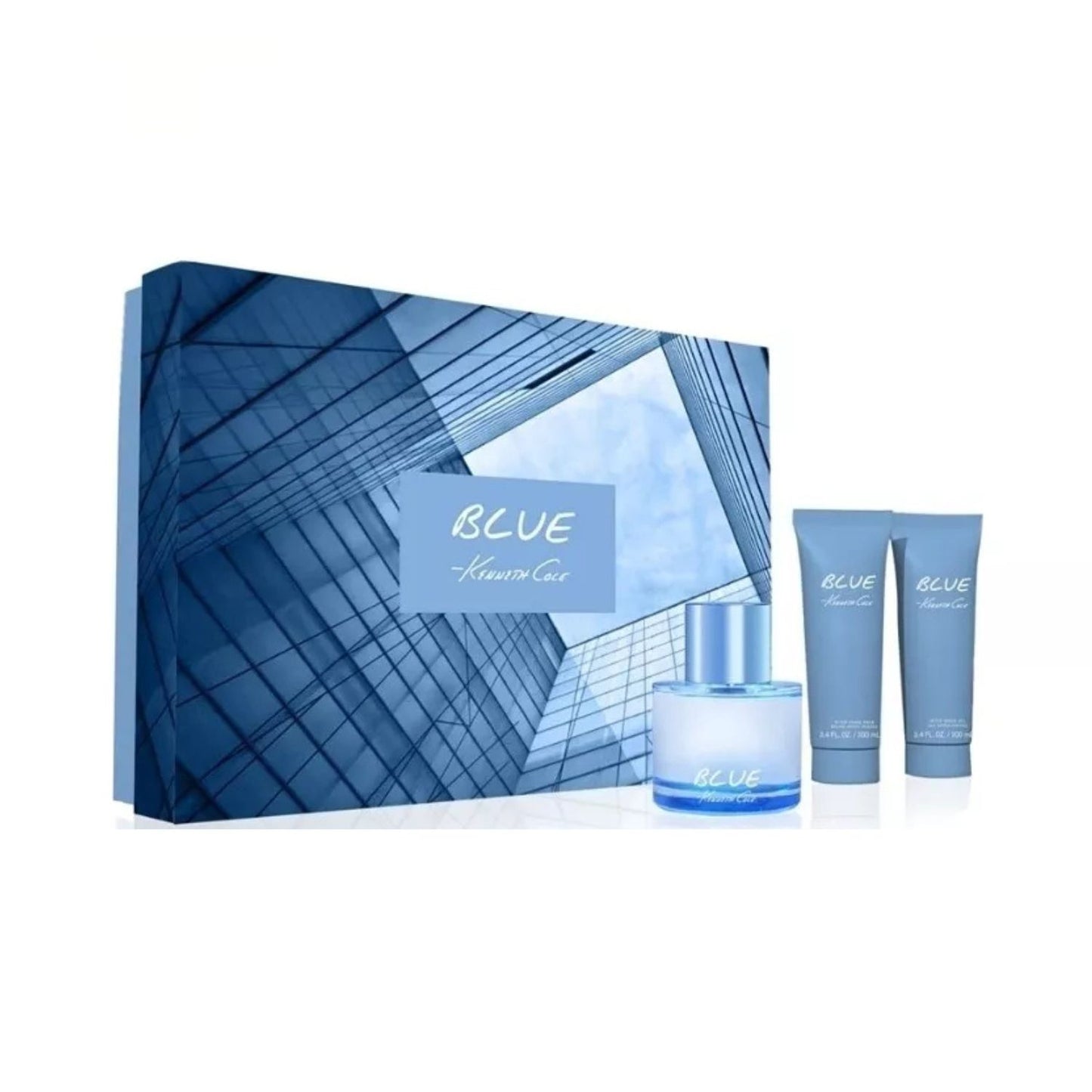 Kenneth Cole Blue 3PC Gift Set For Men (Hard Box)