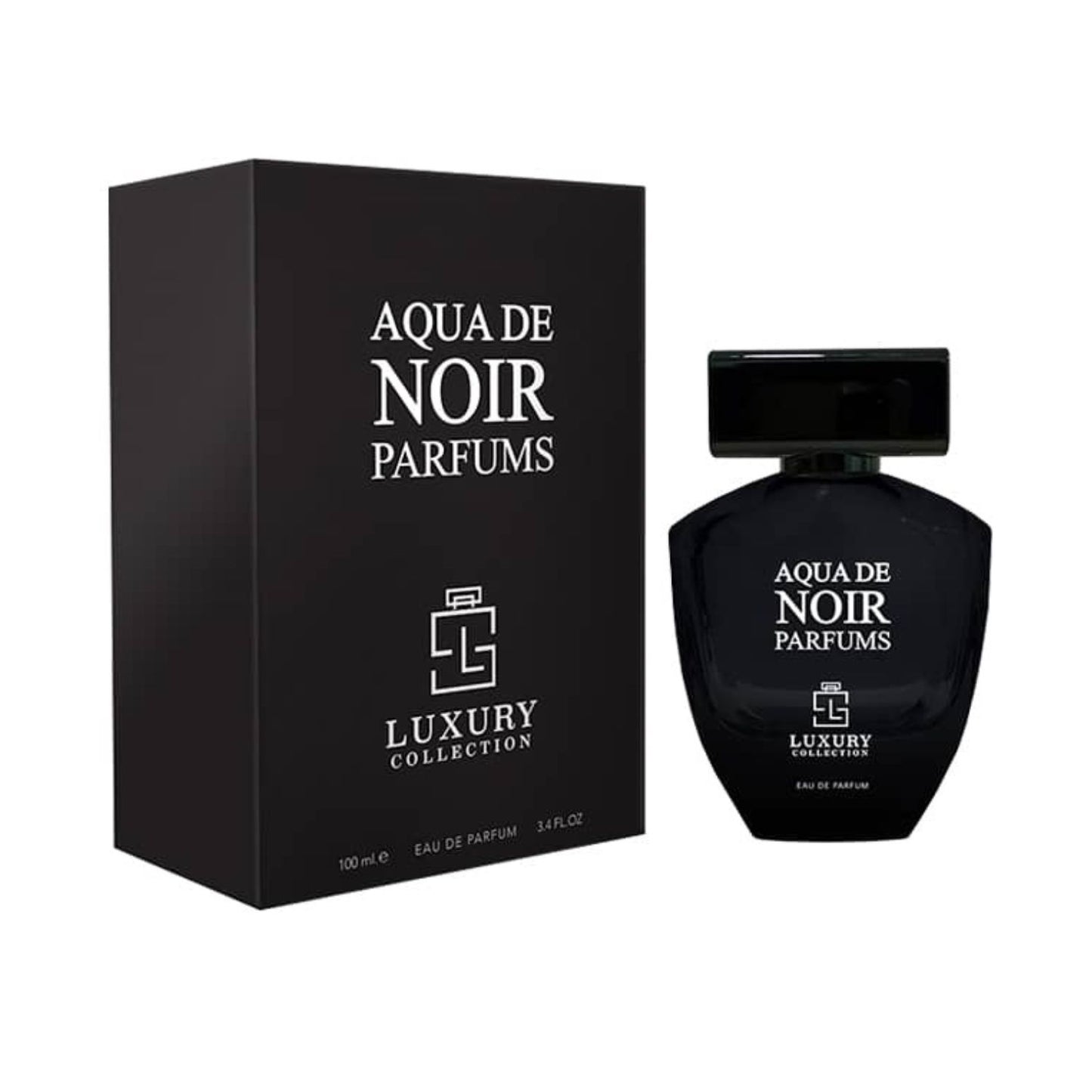 Khalis Aqua De Noir Parfums 3.4oz EDP For Men