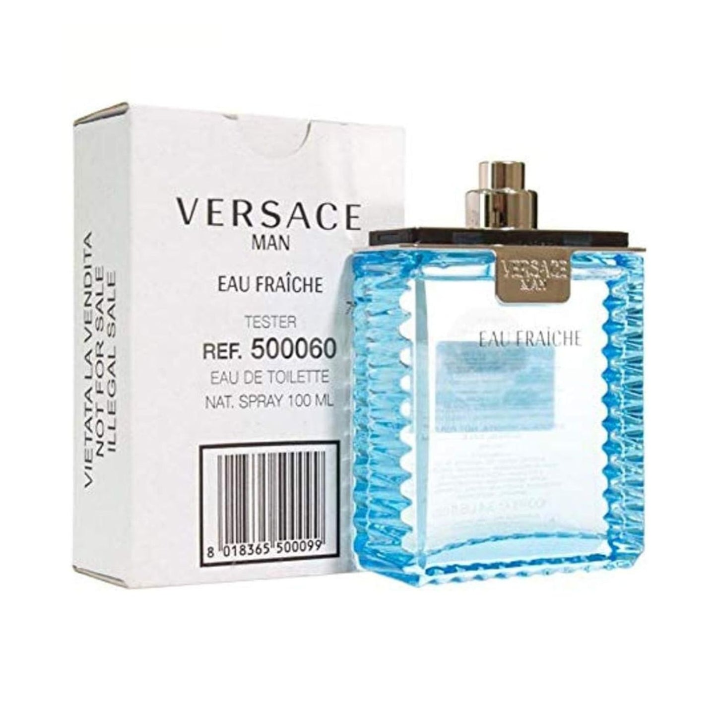 Tester Versace Man Eau Fraiche 3.4oz EDT For Men