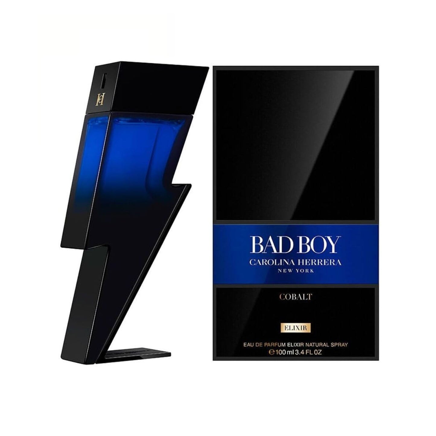 Carolina Herrera Bad Boy Cobalt Elixir 3.4oz EDP For Men