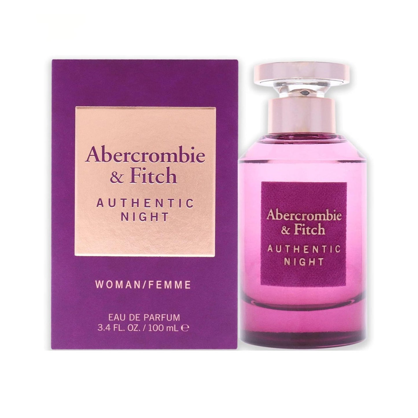 Abercrombie & Fitch Authentic Night 3.4oz EDP For Women