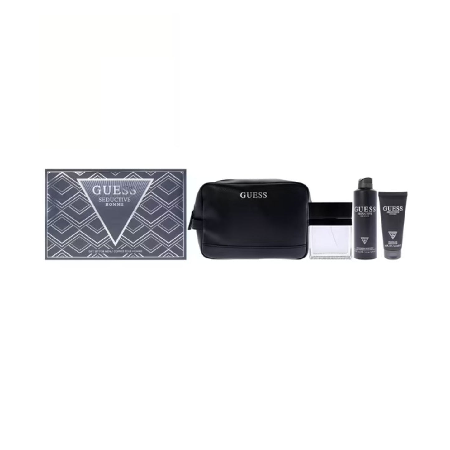 Guess Seductive 4PC Gift Set For Men (Soft Box)