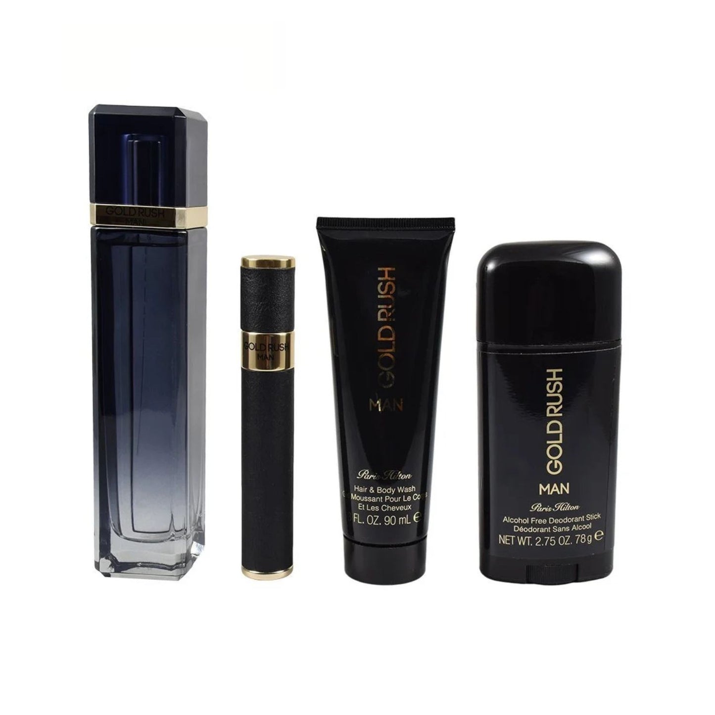 Paris Hilton Gold Rush 4PC Gift Set For Men
