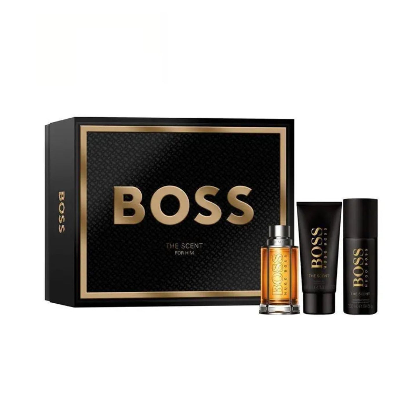 Hugo Boss The Scent 3.3oz 3PC Gift Set For Men