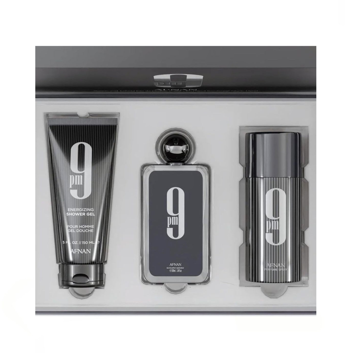 Afnan 9PM 3PC EDP Gift Set For Men