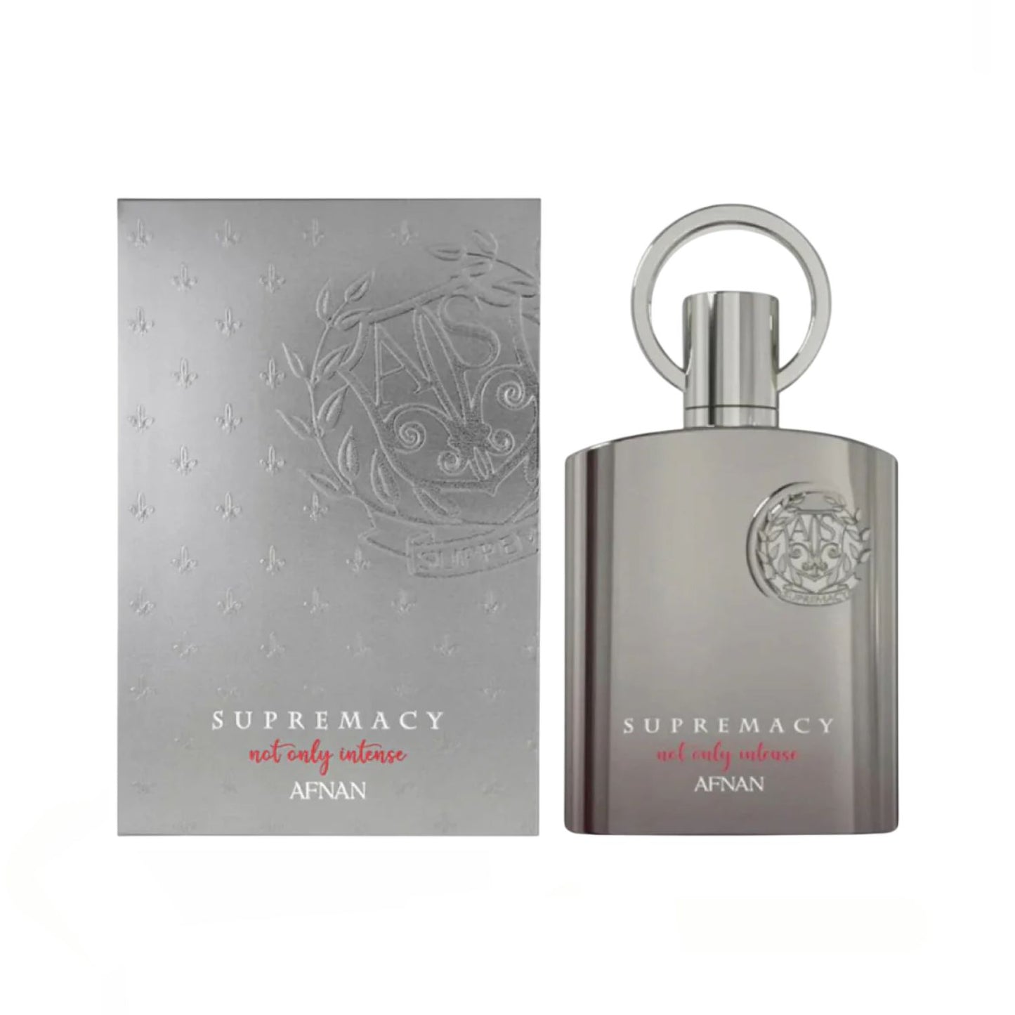Afnan Supremacy Not Only Intense Silver 3.4oz Extrait De Parfum For Men