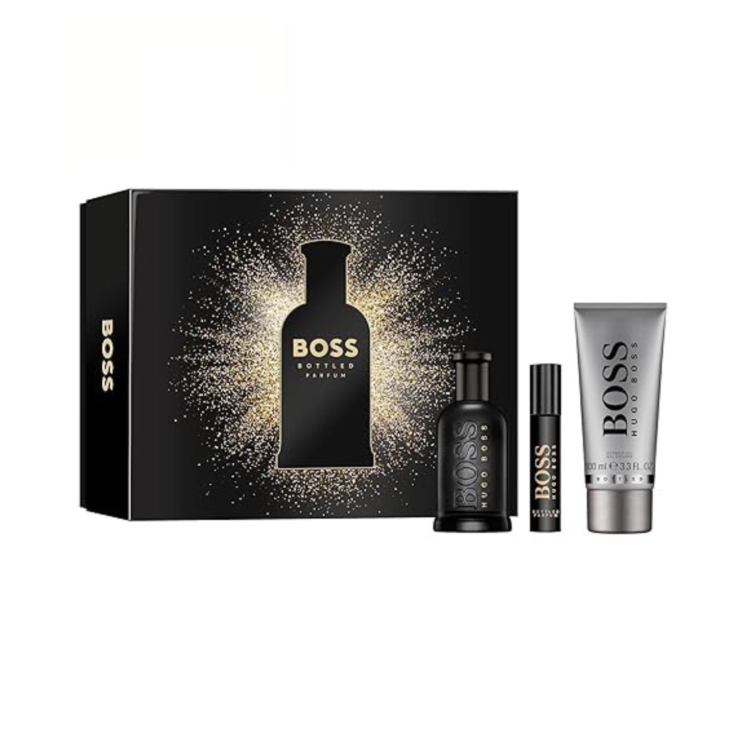 Hugo Boss Boss Bottled 3.3oz EDP 3PC Gift Set For Men