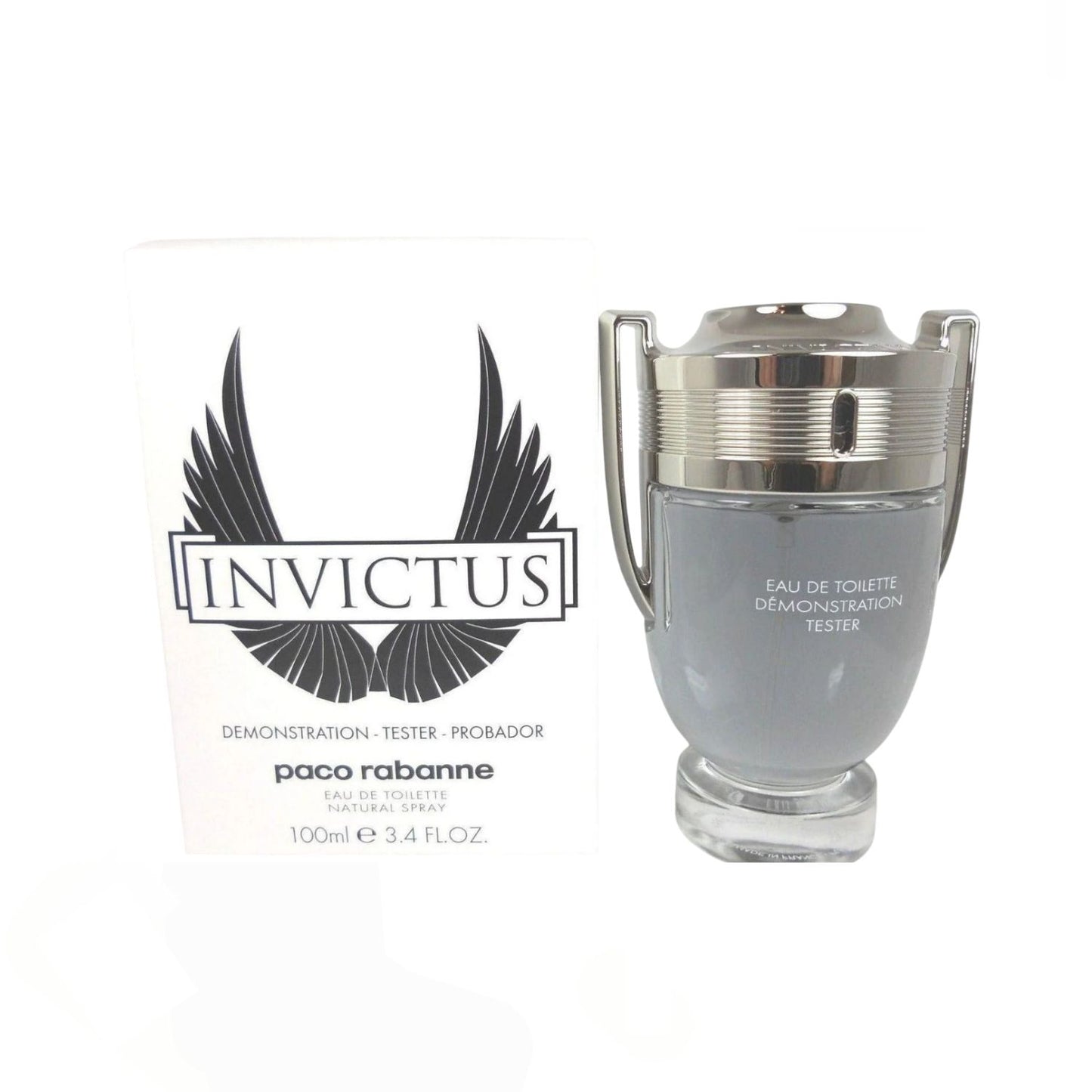 Tester Paco Rabanne Invictus 3.4oz EDT For Men