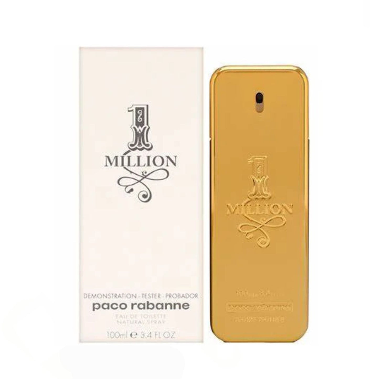 Tester Paco Rabanne 1 Million Parfum 3.4oz For Men