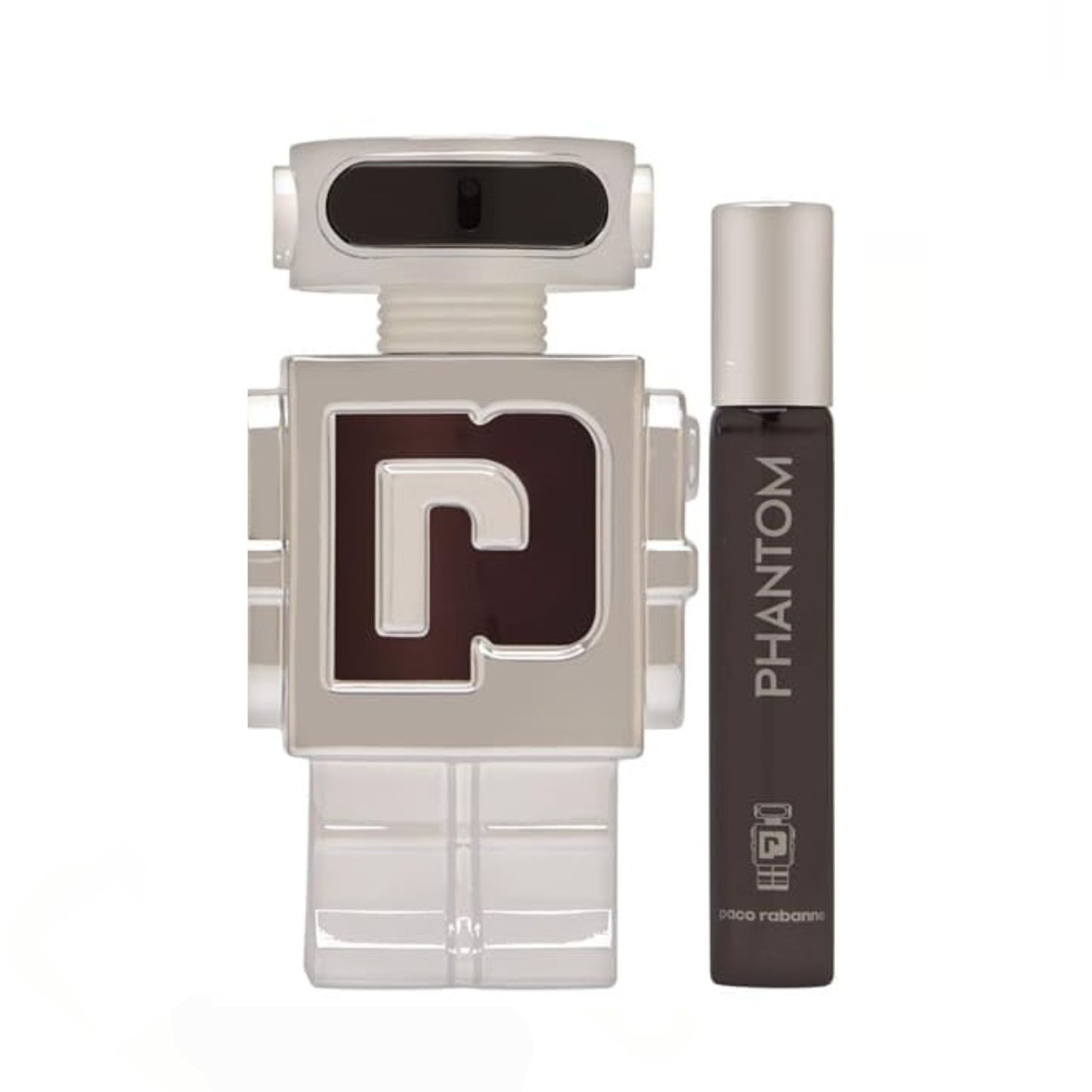 Paco Rabanne Phantom 3.4oz EDT Sp + 0.68oz EDT Travel Gift Set For Men
