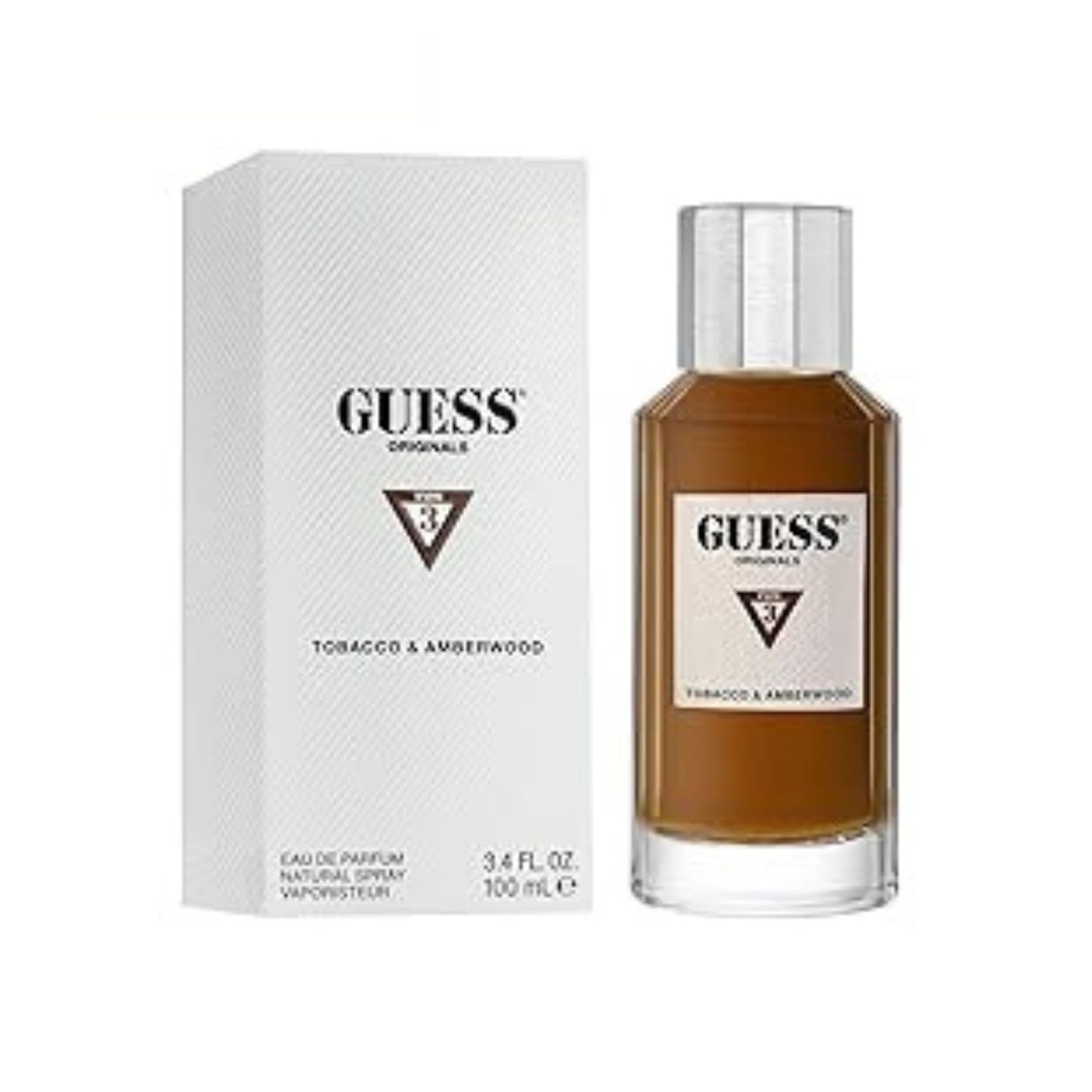 Guess Originals Type 3 Tabacco & Amberwood 3.4oz EDP For Men