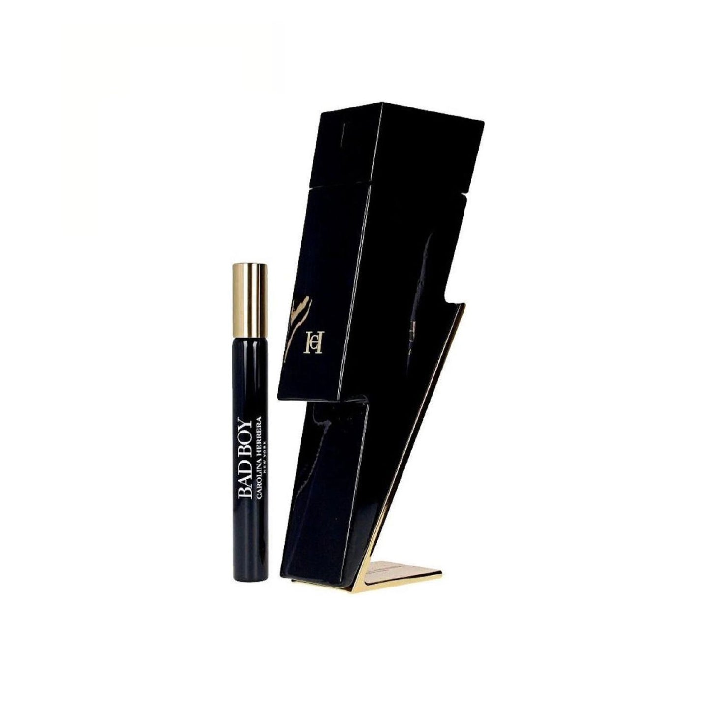 Carolina Herrera 3.4oz EDT Sp + 0.34oz EDT Gift Set For Men