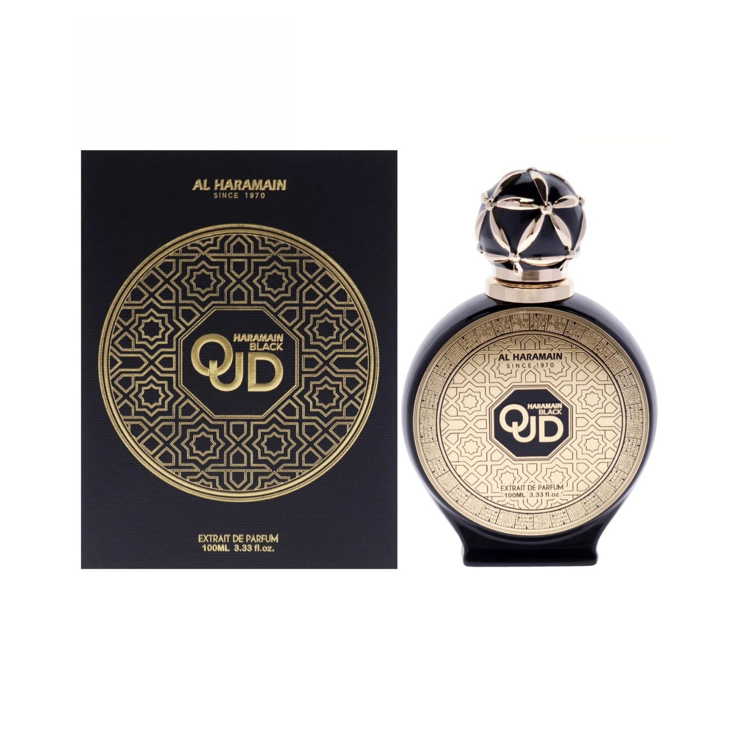 Al Haramain Black Oud Extrait De PARFUM 3.3oz For Men