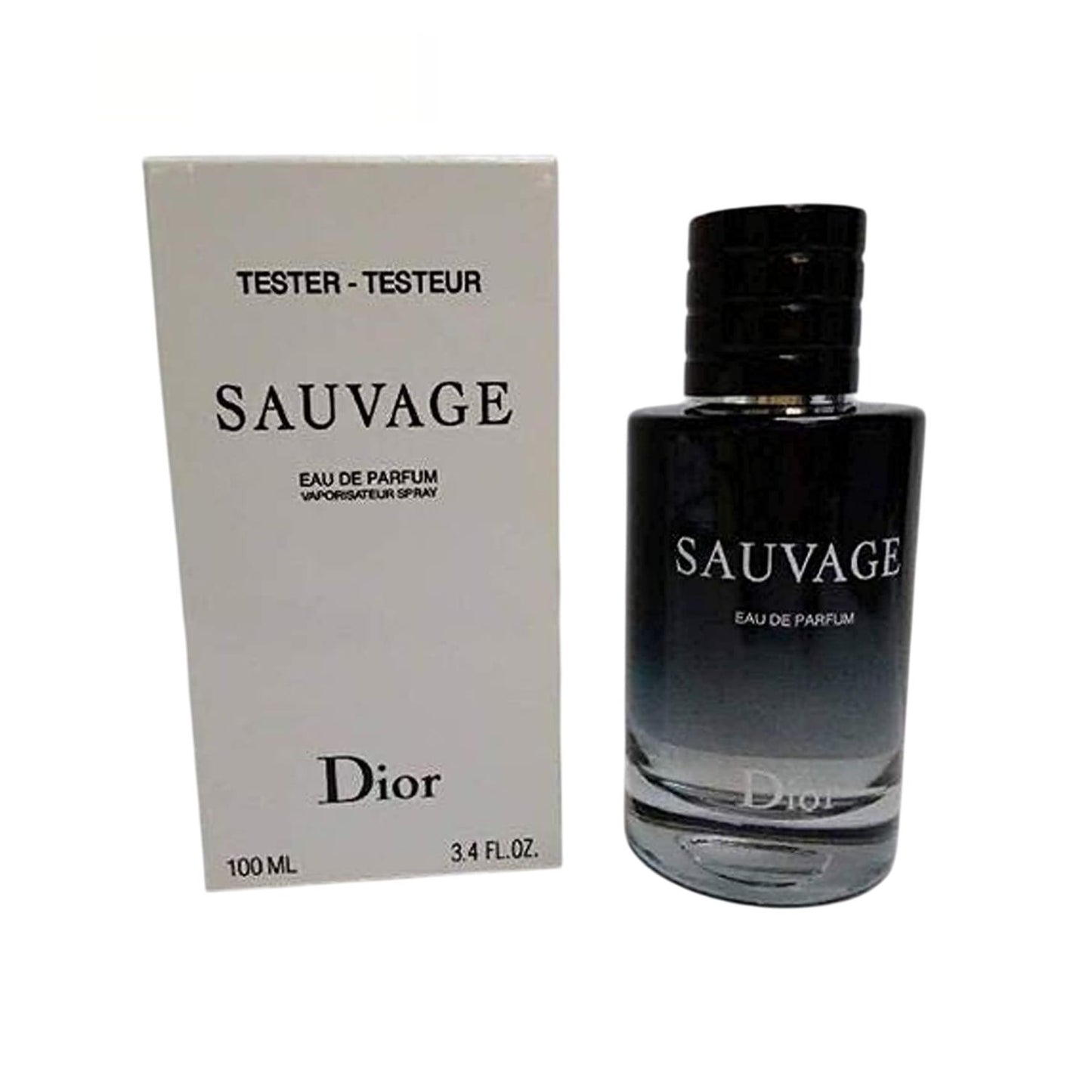 Tester Christian Dior Sauvage 3.4oz EDP For Men