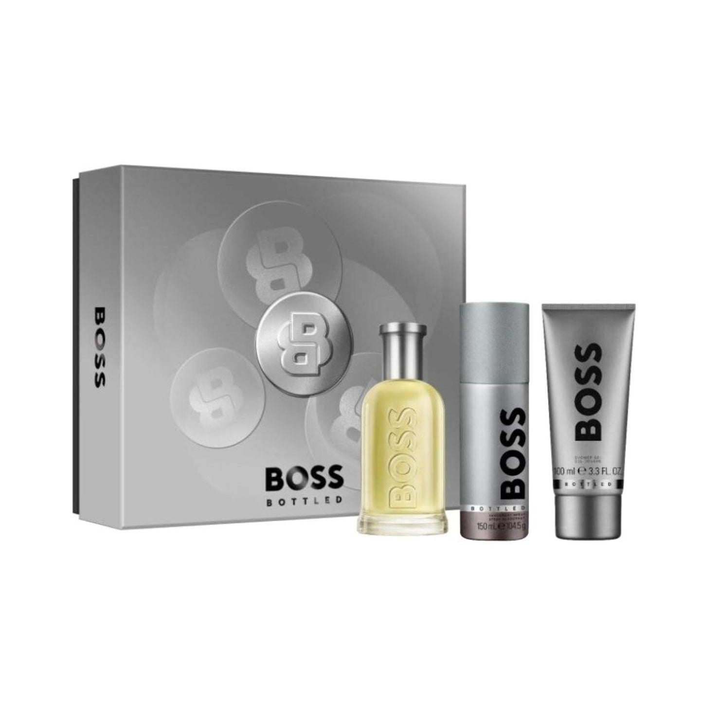 Hugo Boss #6 (3 Pzs) EDT 100ml - Desodorante 150ml - Gel de Ducha 100ml - Estuche de Regalo Para Hombres