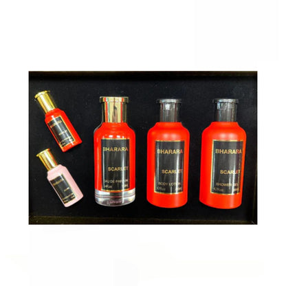 Bharara Scarlet 3.4oz EDP 5PC Gift Set For Women