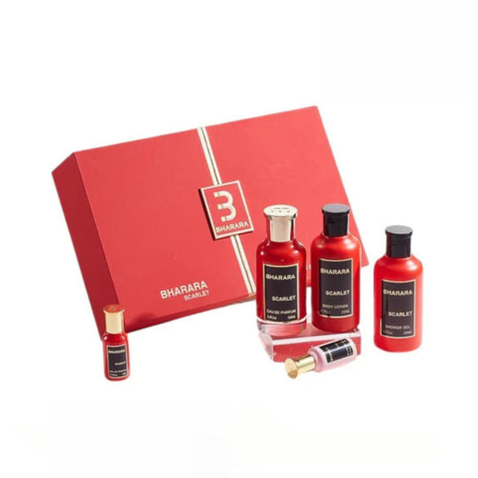 Bharara Scarlet 3.4oz EDP 5PC Gift Set For Women