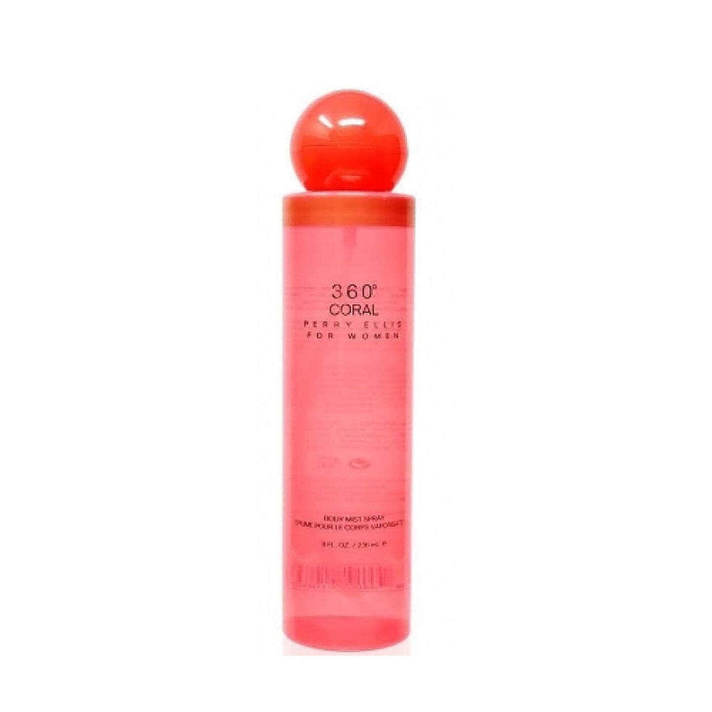 Body Mist Perry Ellis 360 Coral 8.0oz For Women