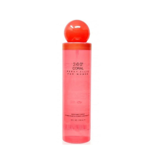 Body Mist Perry Ellis 360 Coral 8.0oz For Women