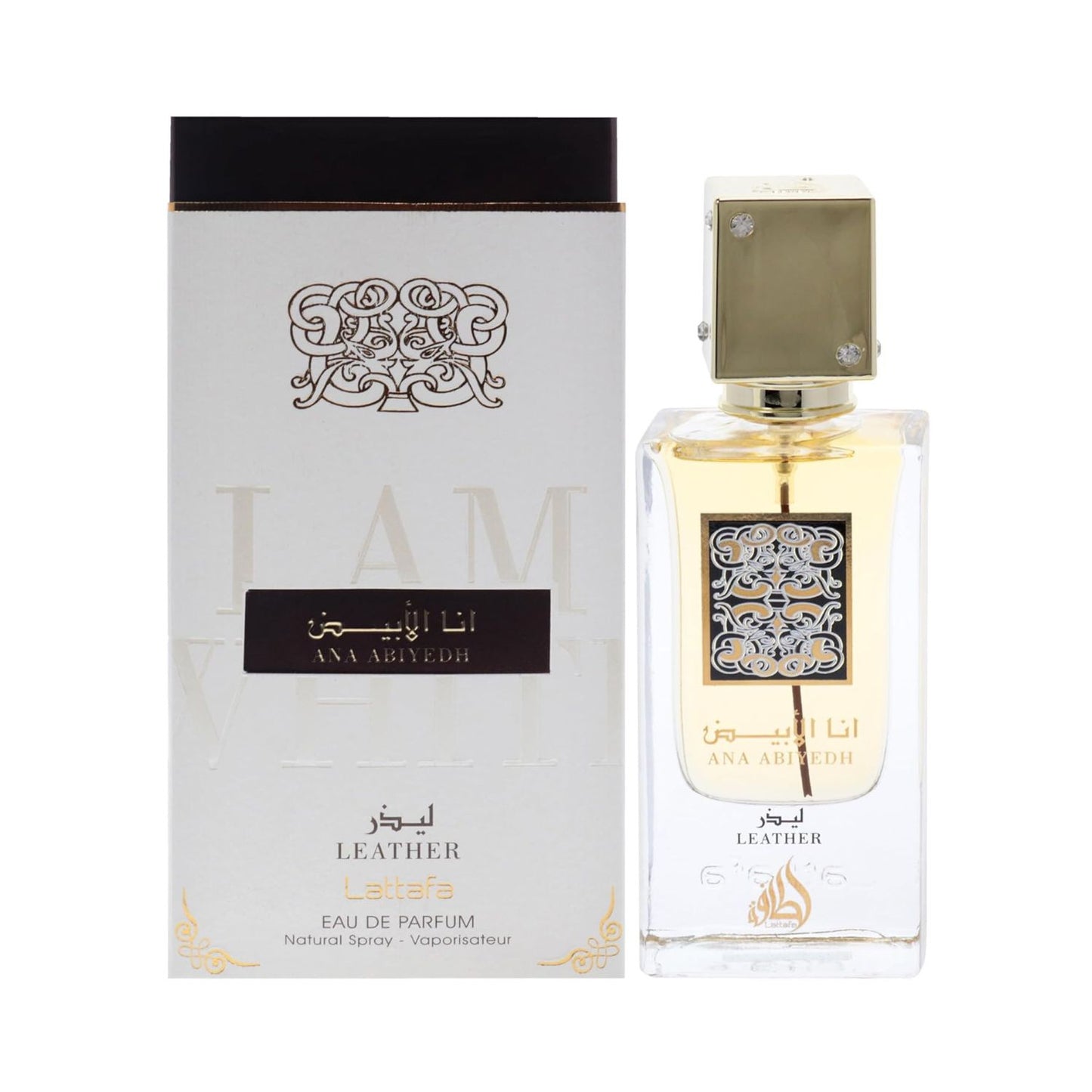 Lattafa Ana Abiyedh Leather 2.04oz EDP Unisex