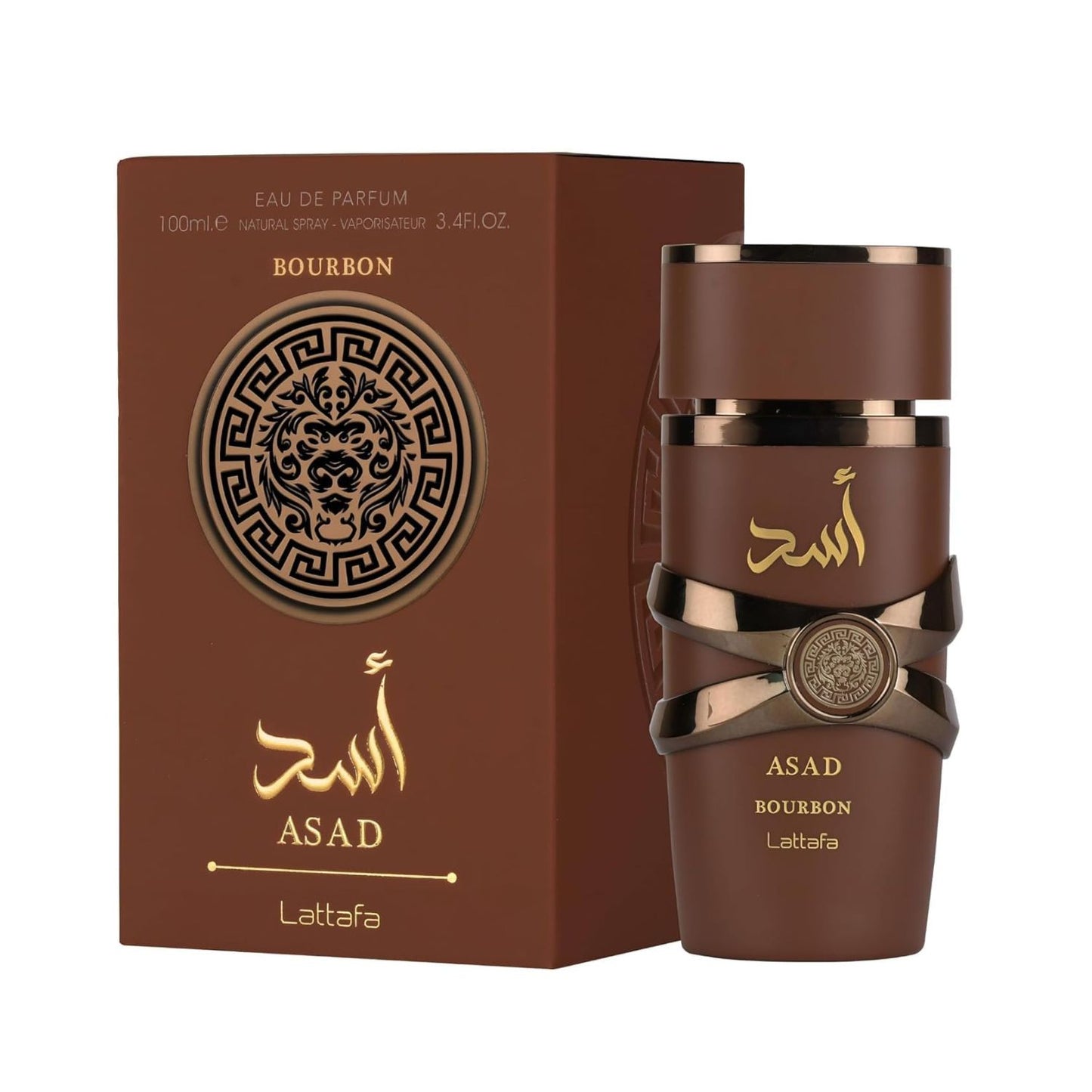 Lattafa Asad Bourbon 3.4oz EDP For Men