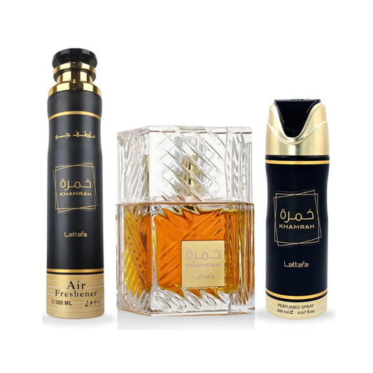 Lattafa Khamrah 3PC Gift Set Unisex