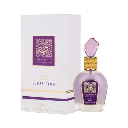 Lattafa Thameen Musk Sugar Plum 3.4oz EDP Unisex