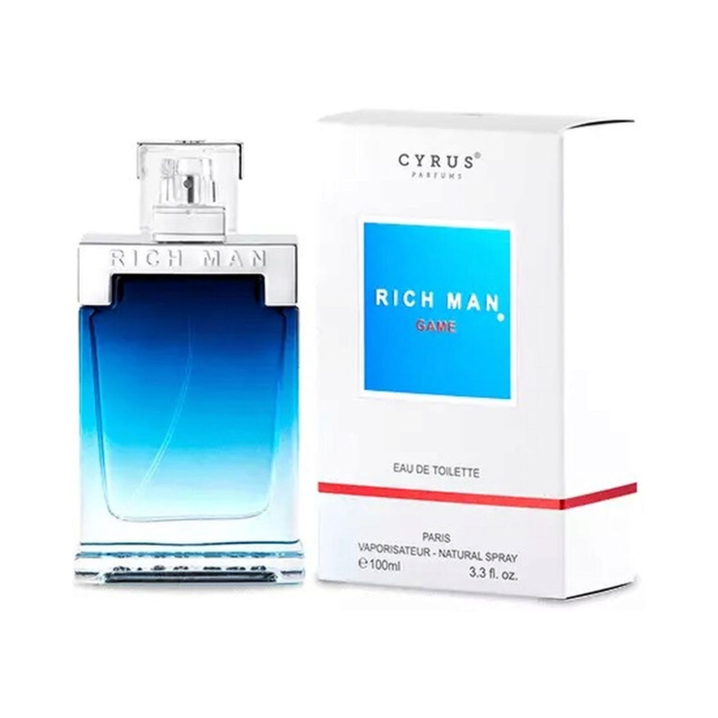 Rich Man Game 3.3oz EDT For Men