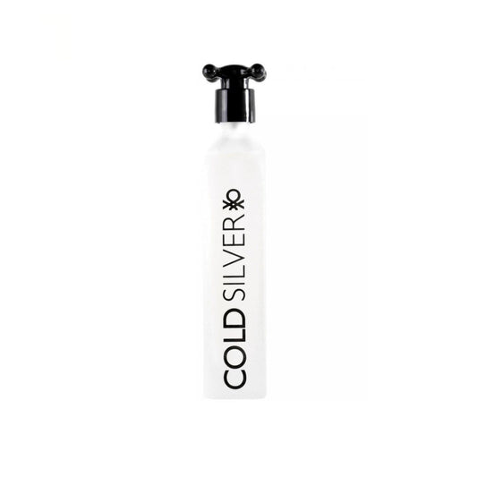 Benetton Cold Silver 3.4oz EDT For Men