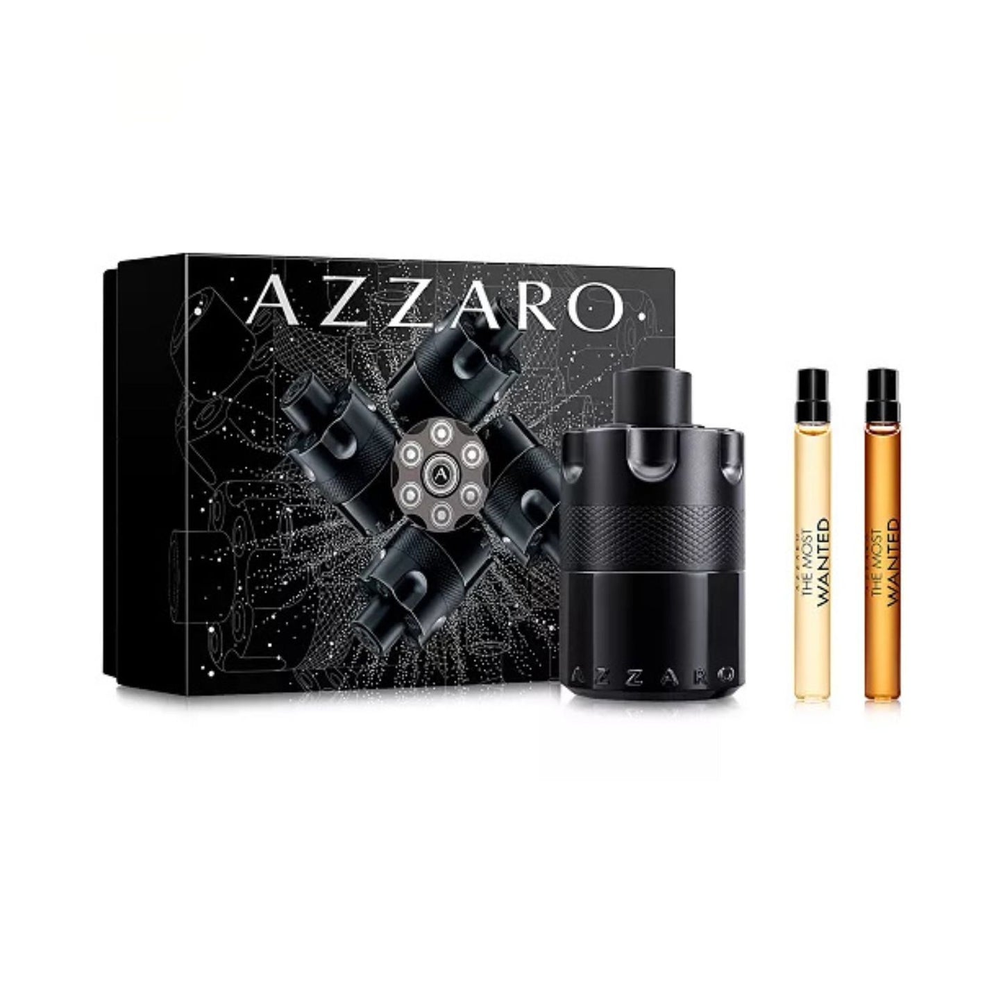 Azzaro The Most Wanted 3PC Parfum Gift Set For Men (Hard Box)