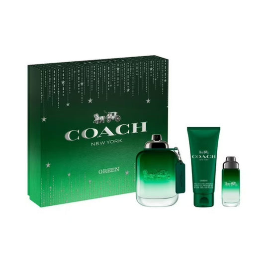 Coach Green 3.4 EDT + 3.4 SGG + 15ml Hombre