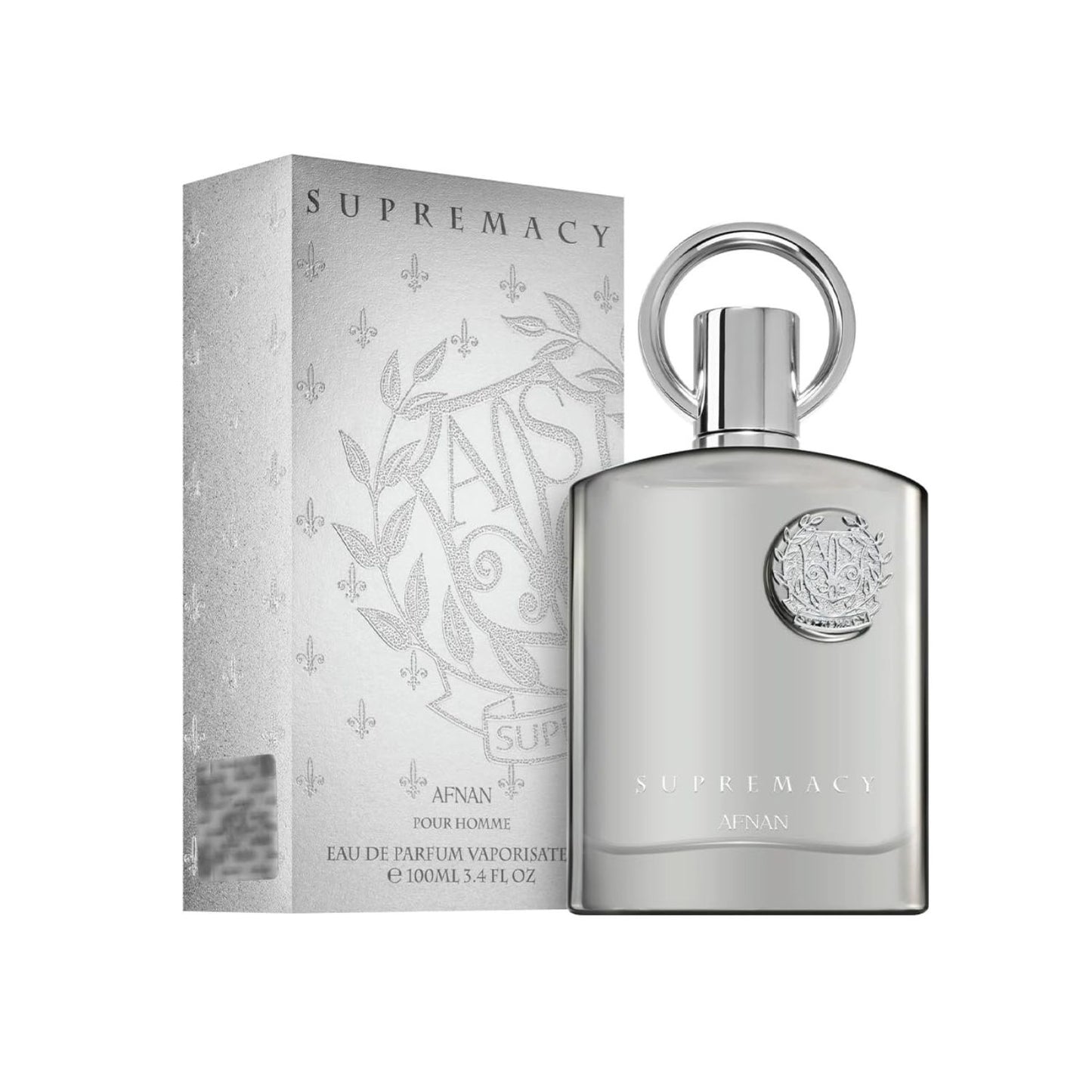 AFNAN SUPREMACY SILVER MEN 3.4 OZ. EDP SP