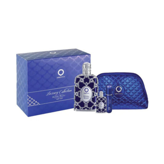 Orientica Royal Bleu 2.7oz 4PC Gift Set Unisex