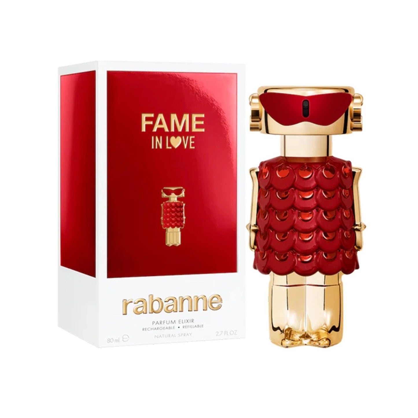 Paco Rabanne Fame In Love Elixir 2.7oz Parfum Women Refillable