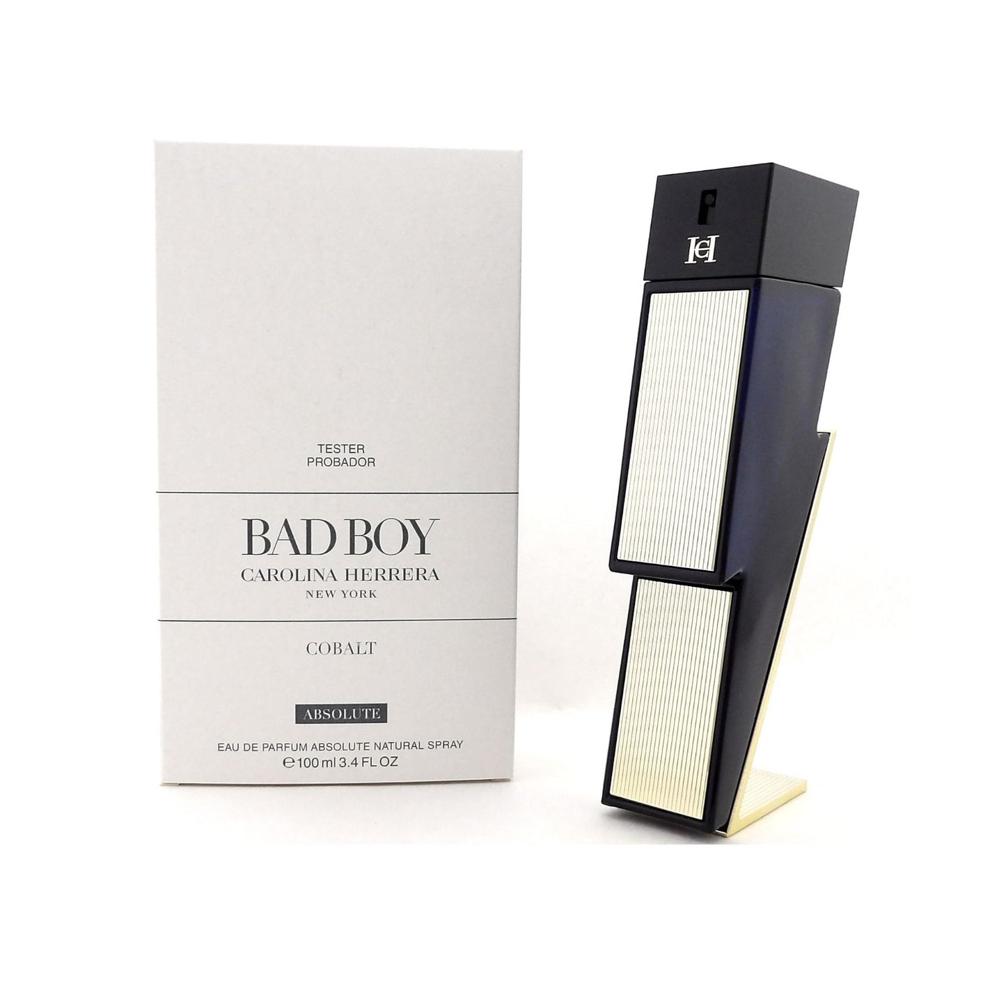 Carolina Herrera Bad Boy Cobalt Absolute 3.4oz EDP Men TESTER