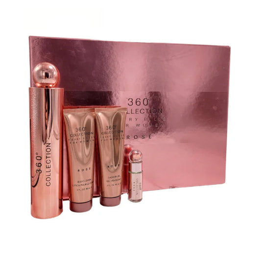 Perry Ellis 360 Collection Rose 4PC Gift Set For Women
