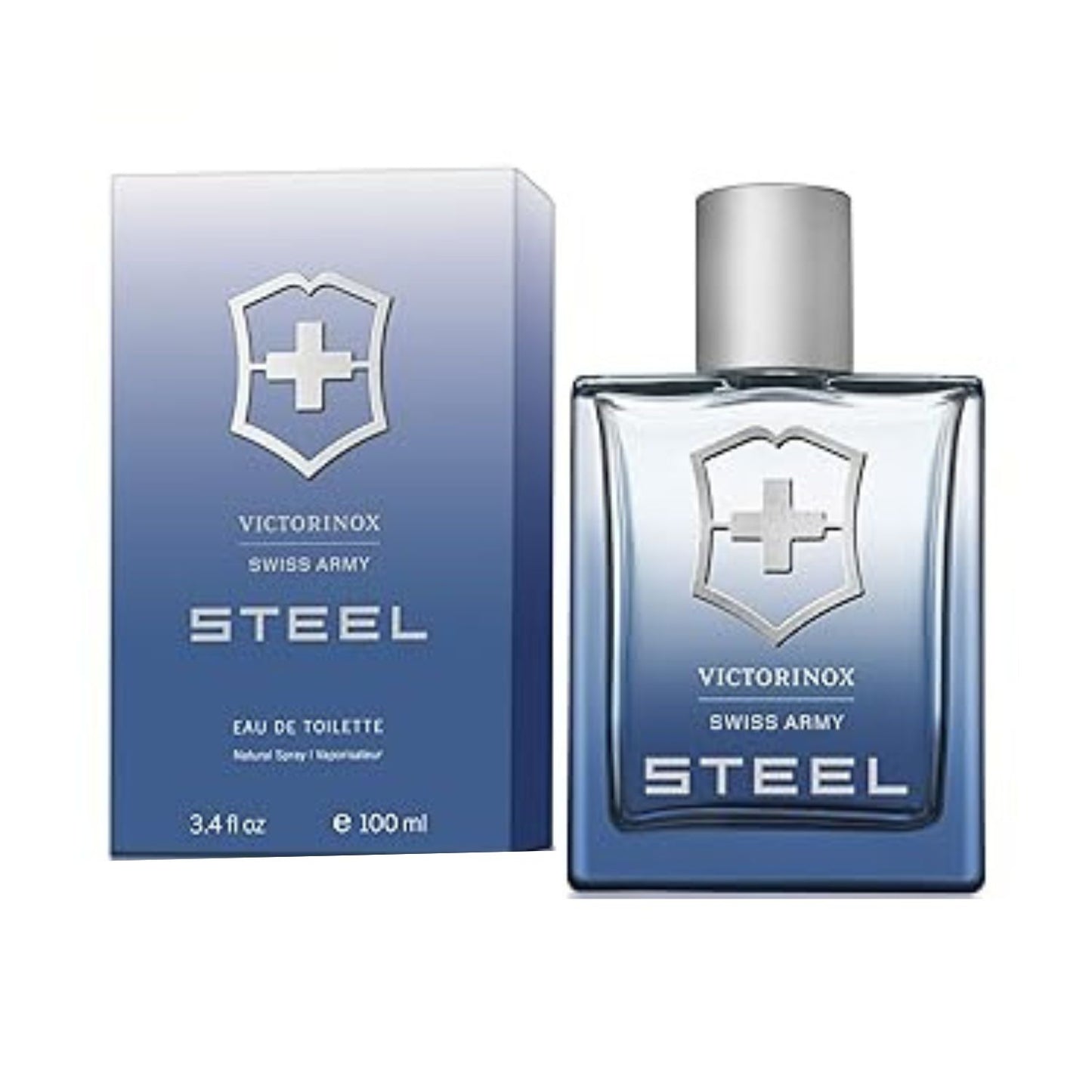 Victorinox Swiss Army Steel 3.4oz EDT For Men