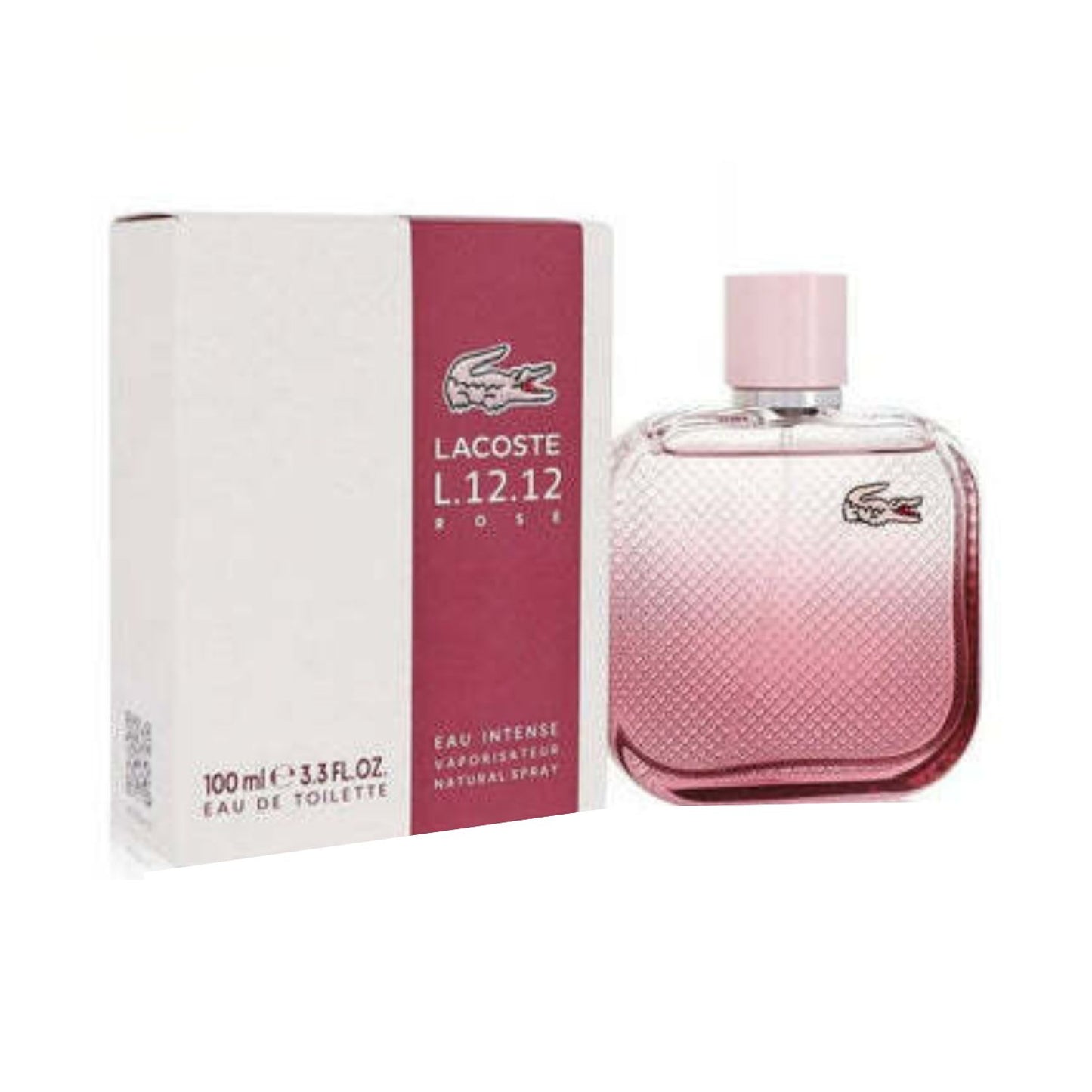 Lacoste L.12.12 Rose Eau Intense 3.4oz EDT For Women