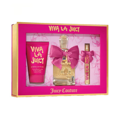 Juicy Couture Viva La Juicy 3PC Gift Set For Women (Hard Window Box)