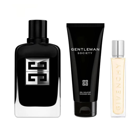 Givenchy Gentleman Society 3.3oz EDP 3PC Gift Set For Men (Hard Box)